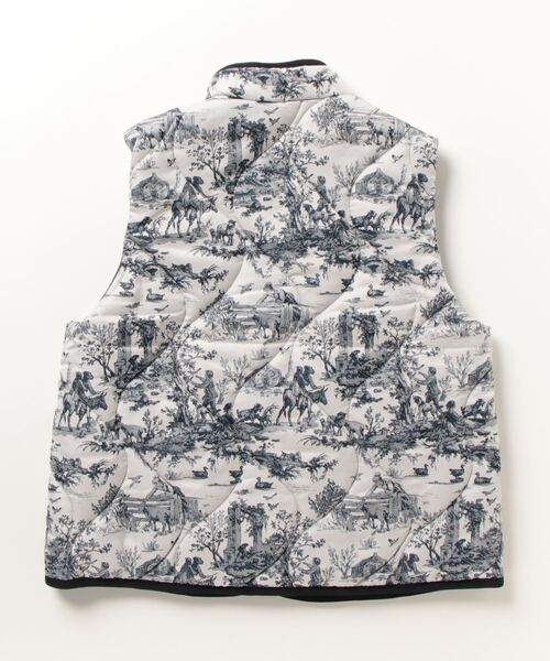 LAVENHAM MICKFIELD ベスト ウィメンズ ジャガード LAVENHAM ベスト ジレ JACQUARD A LINE MICKFIELD WOMENS