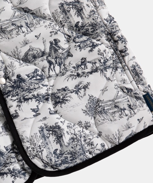 LAVENHAM MICKFIELD ベスト ウィメンズ　ジャガード LAVENHAM ベスト ジレ JACQUARD A LINE MICKFIELD WOMENS