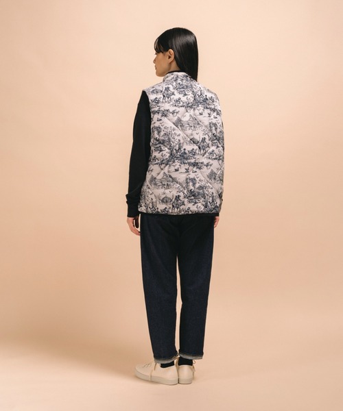 LAVENHAM MICKFIELD ベスト ウィメンズ　ジャガード LAVENHAM ベスト ジレ JACQUARD A LINE MICKFIELD WOMENS