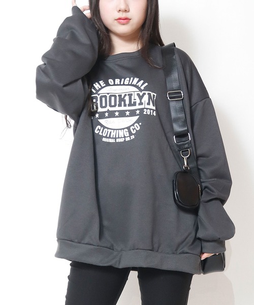 TWN正規品★25SS★Estbro カラー裏起毛トレーナー SHEENA トレーナー スウェット NORMALロゴ裏起毛トレーナー