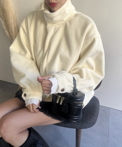 ステンカラーコート コート スタンドカラーＡラインフレアジャケット レディース | LACーVERT