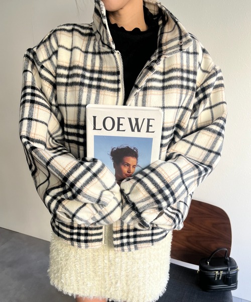 ステンカラーコート コート スタンドカラーＡラインフレアジャケット レディース | LACーVERT | 10