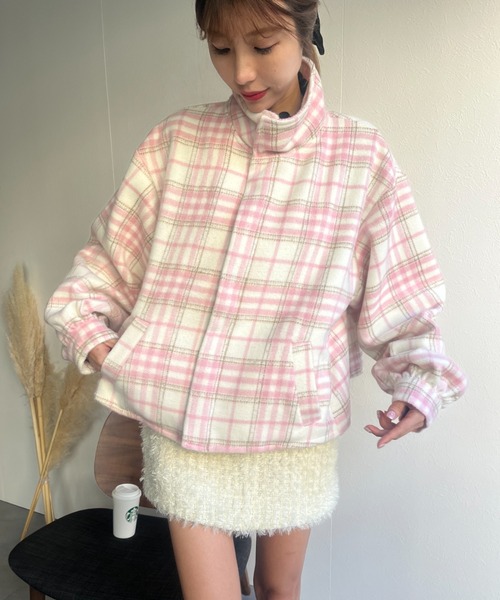 ステンカラーコート コート スタンドカラーＡラインフレアジャケット レディース | LACーVERT | 11