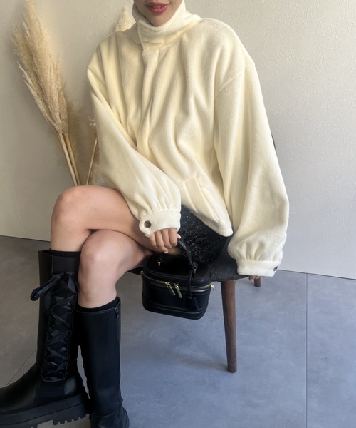 ステンカラーコート コート スタンドカラーＡラインフレアジャケット レディース | LACーVERT | 22