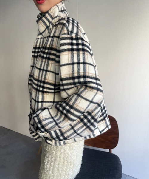 ステンカラーコート コート スタンドカラーＡラインフレアジャケット レディース | LACーVERT | 04