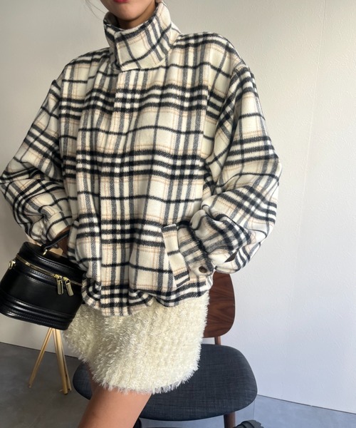 ステンカラーコート コート スタンドカラーＡラインフレアジャケット レディース | LACーVERT | 06