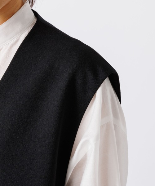 NANIWa　ROUGE VIF ツイード ベスト ジレ NANIWa ROUGE VIF ツイード ベスト ジレ Rouge vif ベスト ジレ