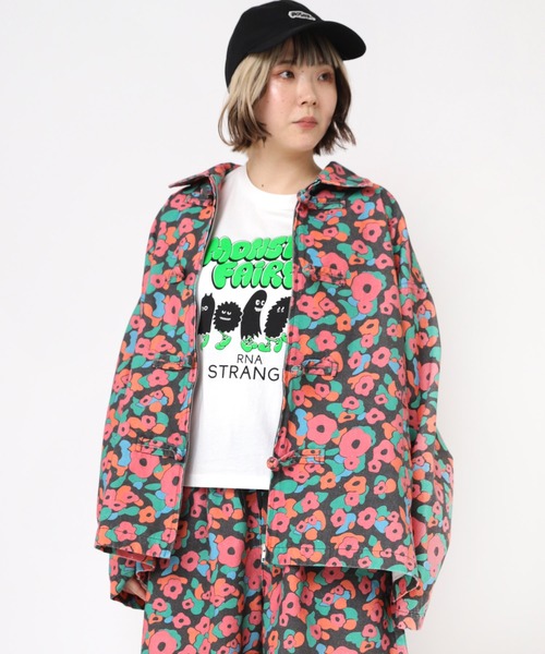 J2056 JAPAN RINENノーカラージャケット(M ダルブルー