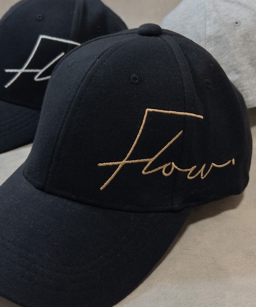 BAYBLO キャップ 帽子 (KS)FLOW ロゴ 刺繍スウェットキャップ