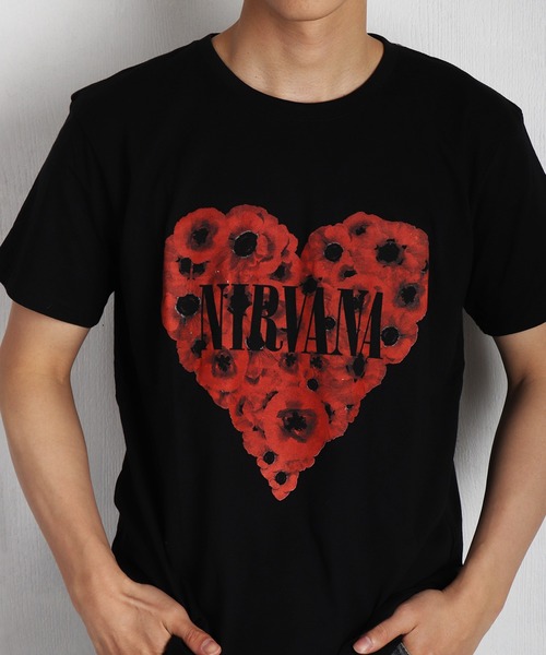 ROCK OFF tシャツ ROCKOFFプリントTシャツ（ニルヴァーナ） メンズ