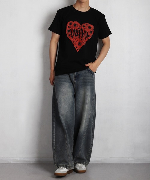 ROCK OFF tシャツ ROCKOFFプリントTシャツ（ニルヴァーナ） メンズ