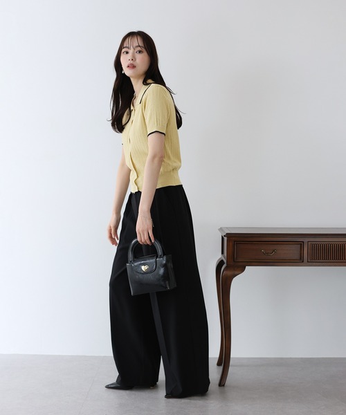 noble ポロ襟ニット　美品 noble ポロ襟ニット 美品 トップス