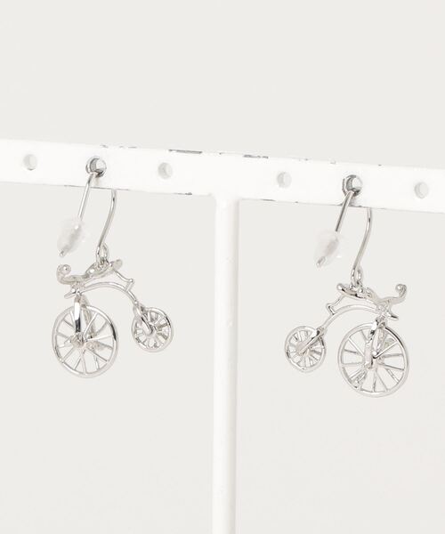ピアス gargle ガーグル：ミニチュアシリーズ レトロ自転車 ピアス  