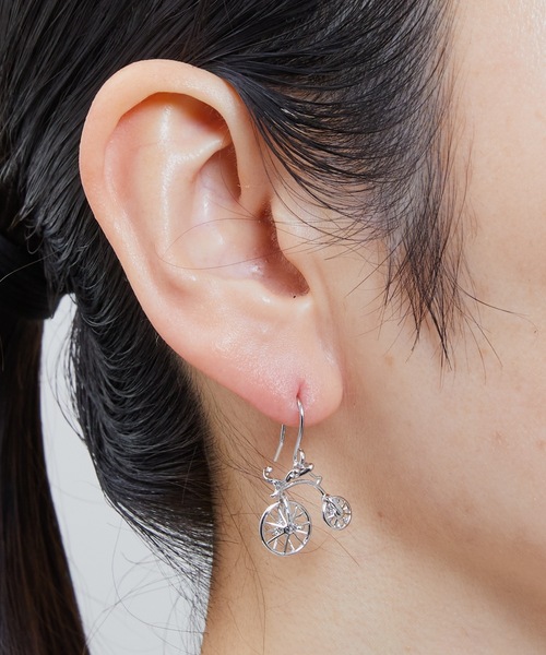 ピアス gargle ガーグル：ミニチュアシリーズ レトロ自転車 ピアス  