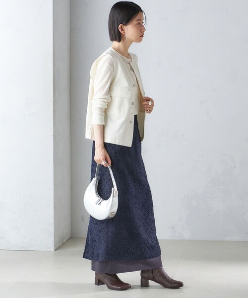 SHIPS（シップス） ベスト ジレ 「手洗い可能」ミリタリー ショート