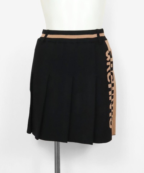 archivio プリーツスカート 38 archivio（アルチビオ） スカート 「LADIES」配色ニットプリーツ