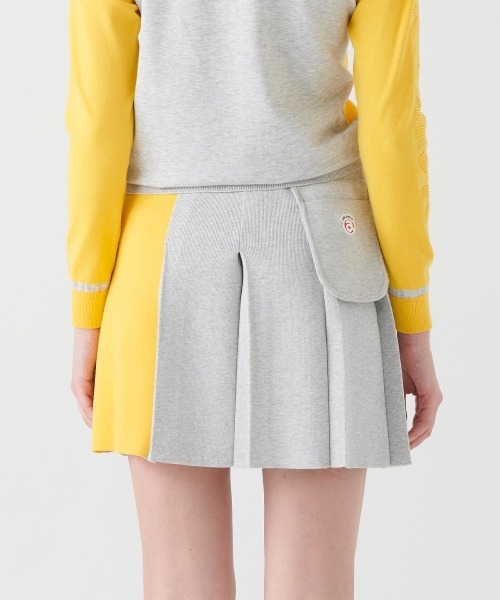 archivio（アルチビオ） スカート 「LADIES」配色ニットプリーツ