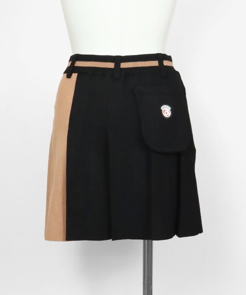 archivio プリーツスカート 38 archivio（アルチビオ） スカート 「LADIES」配色ニットプリーツ