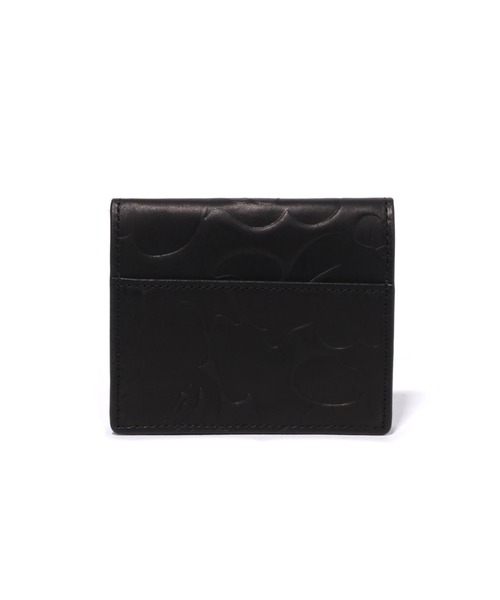 A BATHING APE 財布 A BATHING APE 財布 EMBOSSED LEATHER MINI WALLET メンズ