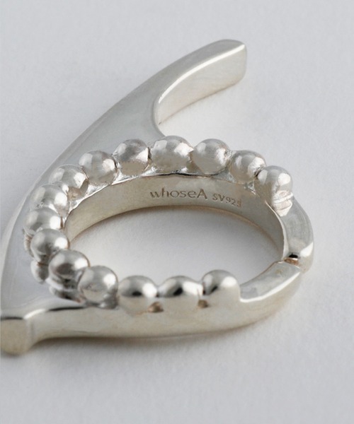 whoseA（フーシー） 指輪 リング 「silver925」Ball Wring/ ボール