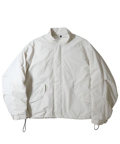 キングルイ 90s コットンブルゾン スタンドカラー フライトジャケット風 Perushu ブルゾン アウター ウール混シャギースタンドネックフライト