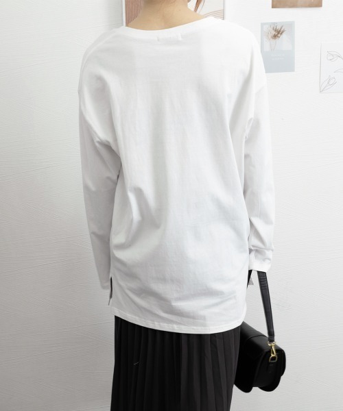 新品 LUIT MONI レディース Ｔシャツ Ｍサイズ miniministore tシャツ オーバーサイズ 英文字ロゴ 半袖Tシャツ