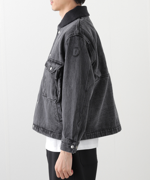 PHINGERIN / Gジャン/M/デニム/ブラック/無地/PD-251-JK-031 PHINGERIN（フィンガリン） デニムジャケット gジャン 「PHINGERIN