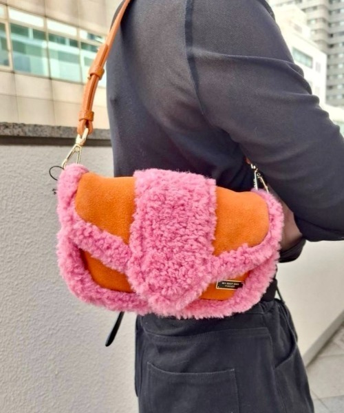 Scrap Book ショルダーバッグ バッグ 「MY BEST BAG」コンビショルダー 