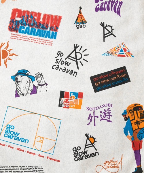 go slow caravan パーカー ヘビースウェットx裏ワッフルgsc