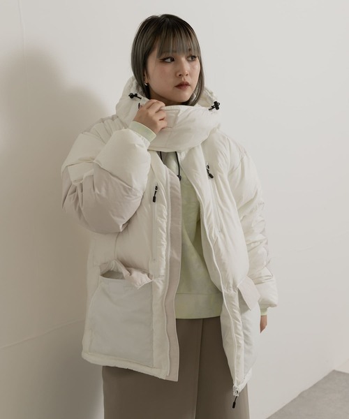 ダウンコート ダウンジャケット KWD　BOX DOWN JACKET レディースの画像