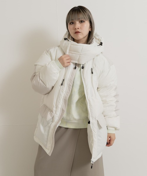 ダウンコート ダウンジャケット KWD　BOX DOWN JACKET レディースの画像