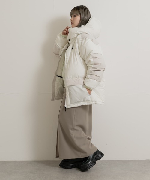 ダウンコート ダウンジャケット KWD　BOX DOWN JACKET レディースの画像