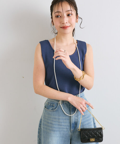 La boutique Bonbon タンクトップ ノースリーブ 「スタッフmiki