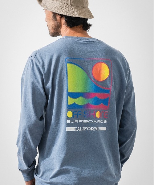 OFFSHORE（オフショア） tシャツ LOGO SURFBOARDS L/S TEE/サーフ