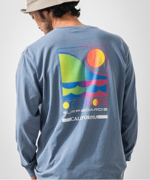 OFFSHORE（オフショア） tシャツ LOGO SURFBOARDS L/S TEE/サーフ