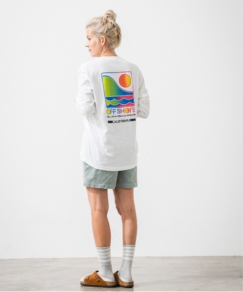 OFFSHORE（オフショア） tシャツ LOGO SURFBOARDS L/S TEE/サーフ