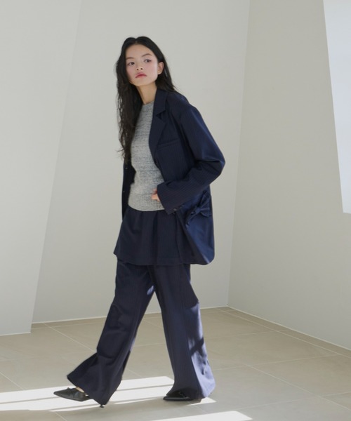 haek パンツ layered pants/レイヤードパンツ レディース
