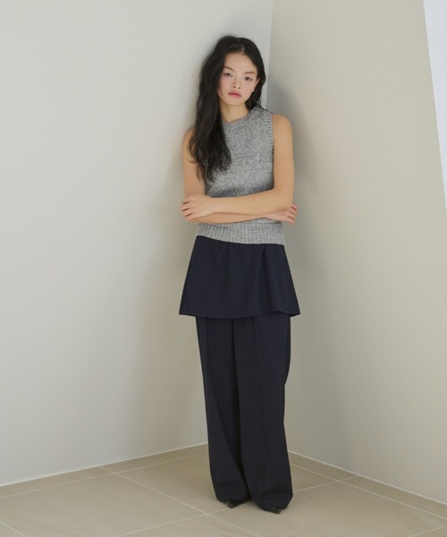 海外ブランド通販 公式サイト haek パンツ layered pants/レイヤードパンツ レディース パンツ