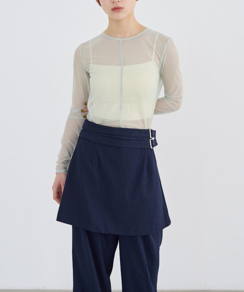 haek パンツ layered pants/レイヤードパンツ レディース : ZOZOTOWN