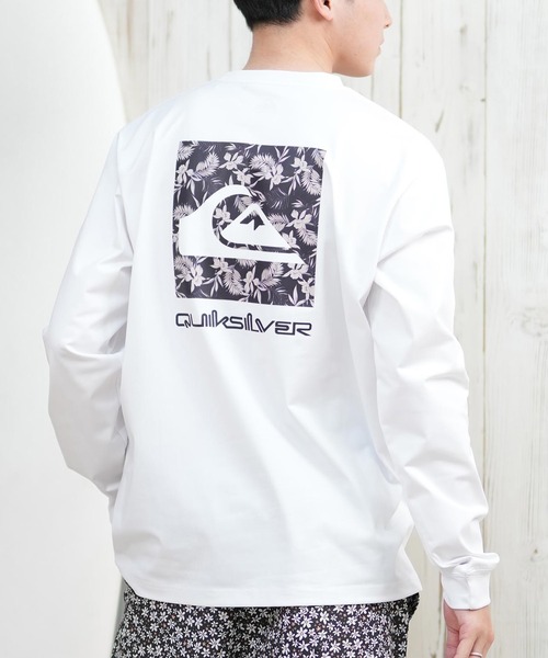 ballhalic ホワイト ロンＴ Quiksilver ラッシュガード 「ムラサキスポーツ限定」QUIKSILVER