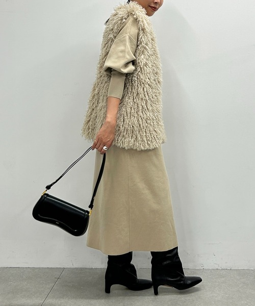 Loungedress（ラウンジドレス） ニットワンピース FREE ブラック