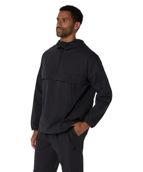 asics ダブルウィーブリラックスプルオーバージャケット ASICS（アシックス） コート ジャケット ダブルウィーブリラックスプル