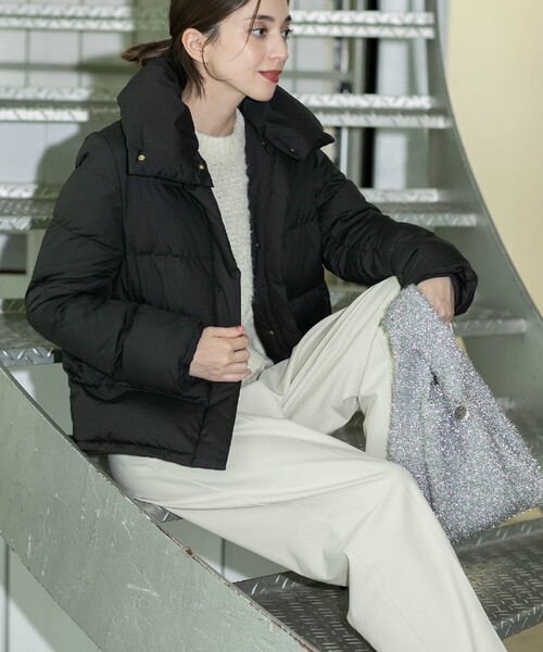 OPAQUE.CLIP ダウンジャケット OPAQUE.CLIP（オペークドットクリップ） ダウンジャケット 40 ブラック