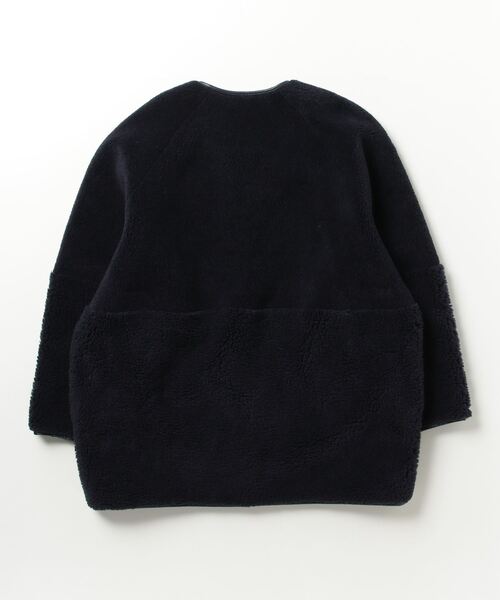 「BEAUTY&YOUTH UNITED ARROWS」 ノーカラーコート - ホワイト レディース_画像4