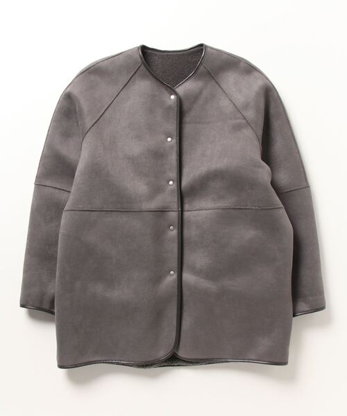 BEAUTY＆YOUTH UNITED ARROWS ノーカラーコート - ホワイト レディース