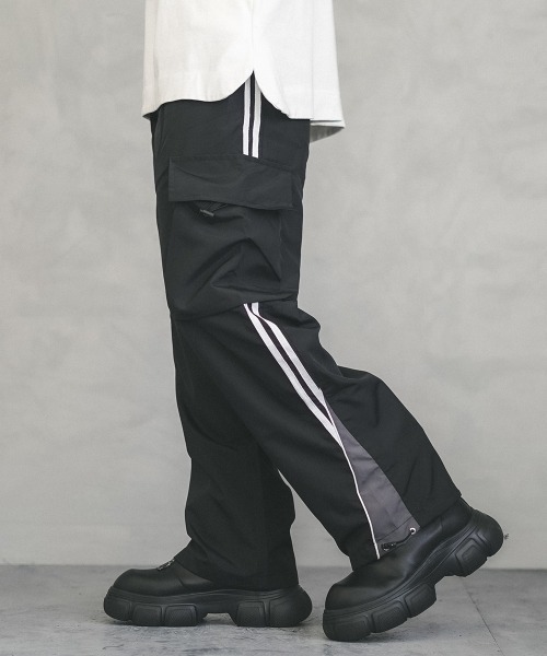 Shoowtime（ショウタイム） カーゴパンツ Line design nylon cargo