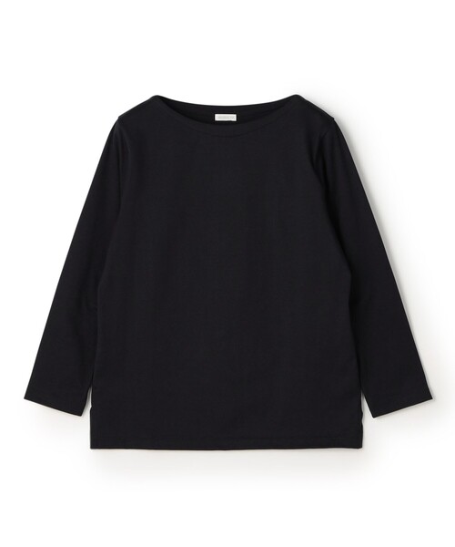 tシャツ ファインコットン ボートネックプルオーバー レディース