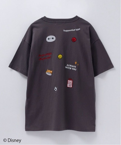 国内発送！ヨーロッパ限定 ベイマックス モチ  Tシャツ L Amazon | ベイマックス Tシャツ ホワイト ディズニー グッズ お