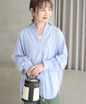 ブラウス シャツ サラックールバックタックシャ...の詳細画像2