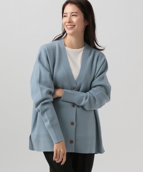 「Elura」 ニットカーディガン MEDIUM マスタード レディース_画像6